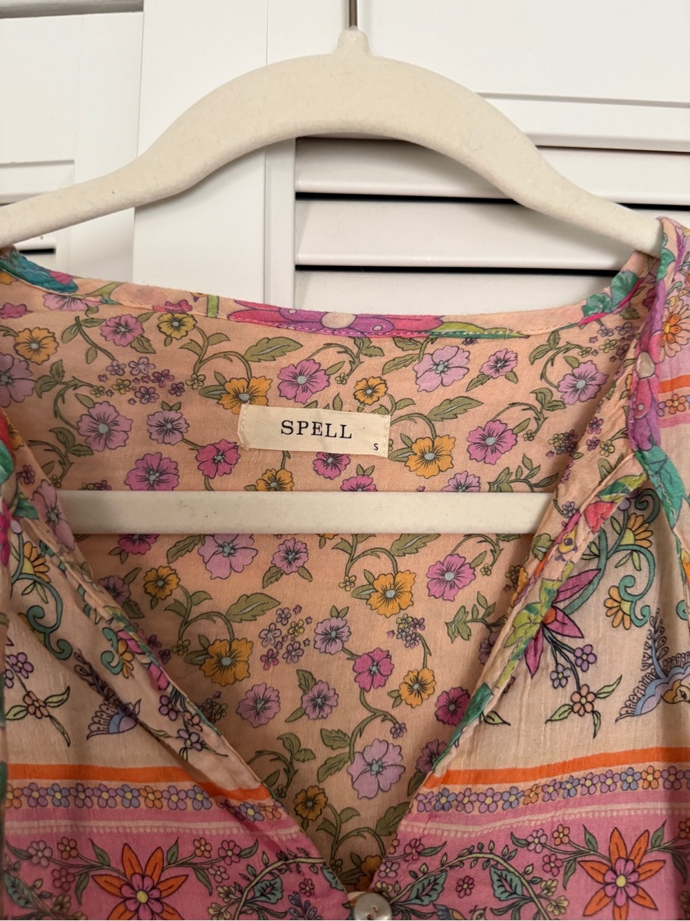 Spell Mossy Boho Spring Garden Blouse - Picture 4 of 5